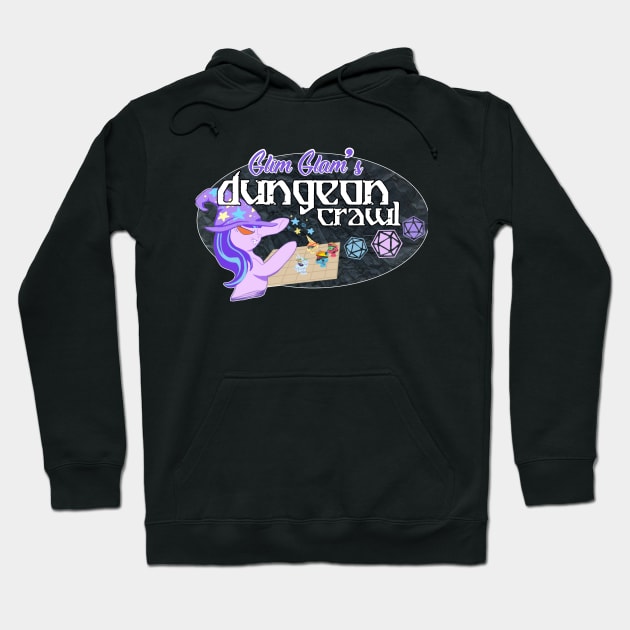 Glim Glam's Dungeon Crawl Shirt Hoodie by dragonrise_studio